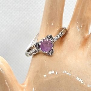Lavender Quartz Ring Sz 7